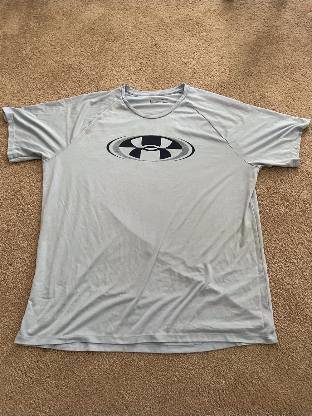 Under Armour Men’s Light Gray Athletic Logo Tee